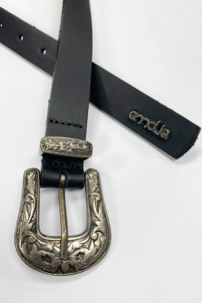 CINTURON COWBOY Negro 4506