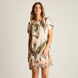 VESTIDO CORTO CON FORRO