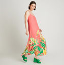 VESTIDO MAXI CORAL TIRANTES