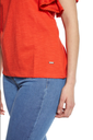 POLERA CON VUELOS  4465 ROJA