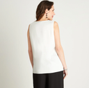 BLUSA SIN MANGA CUELLO V
