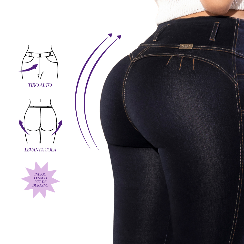 Jean Cropped Rosa