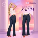 JEANS CAMPANA SALVIA