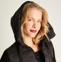 PARKA CON MANGA DE ABRIGO Y GORRO