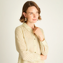 Blusa Verde a Rayas