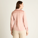 BLUSA MUJER ROSA CLARO CUELLO CAMISERO V