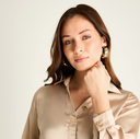 BLUSA MUJER ARENA CLARO CUELLO CAMISERO V