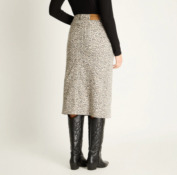 FALDA MIDI ANIMAL PRINT 307604