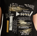 POLERA NEGRA MANGA CORTA