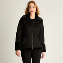 CHAQUETA BONDED NEGRA