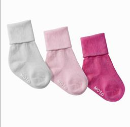 SOQUETE ALGODON BEBE Pack 3 MT21901